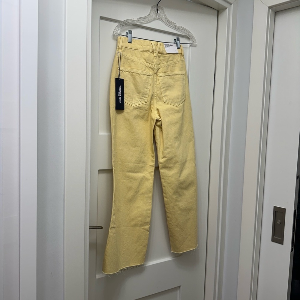 Veronica Beard Yellow Jeans